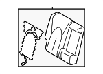 710770E410B3 - : Seat Back Cover for Toyota Image