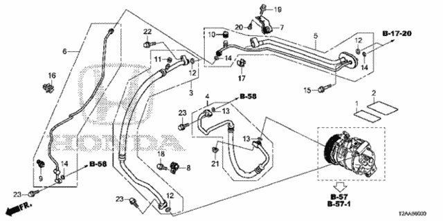 A/C Hoses - Pipes for 2017 Honda Accord #0