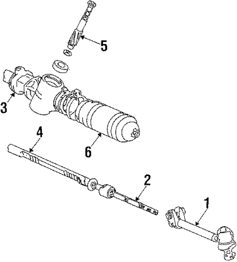 Steering Gear & Linkage for 1984 Toyota Camry #2