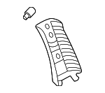 858504D100QW - Body: Pillar Trim for Hyundai: Entourage Image