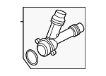 11515A553A0 - Cooling System: Connector Hose for BMW Image