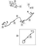 68090480AD - Fuel: Fuel Line Bracket for Mopar Image