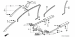 77304SH5A01 - Interior/Bumper: LOCK, INSTRUMENT COVER (LOWER) for Acura Image