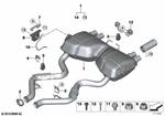 18307848119 - Exhaust System: Rear Muffler for BMW Image