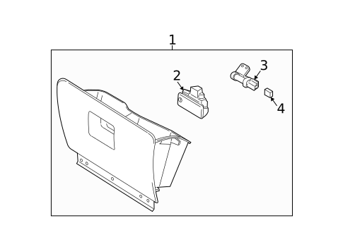 Glove Box for 2015 Ford Expedition #0