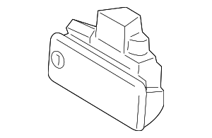 7L1Z1506072AA - Body: Glove Box Latch for Ford Image