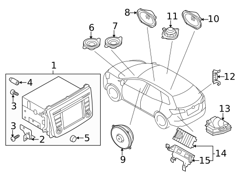 Sound System for 2013 Mazda CX-9 | OEM Parts Online