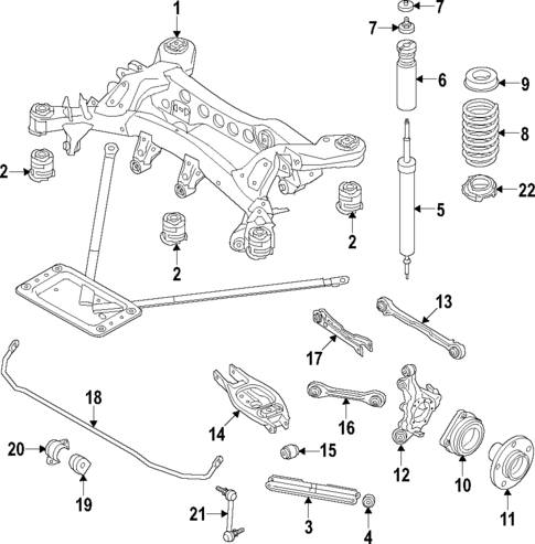 Rear Suspension for 2014 BMW X1 #0