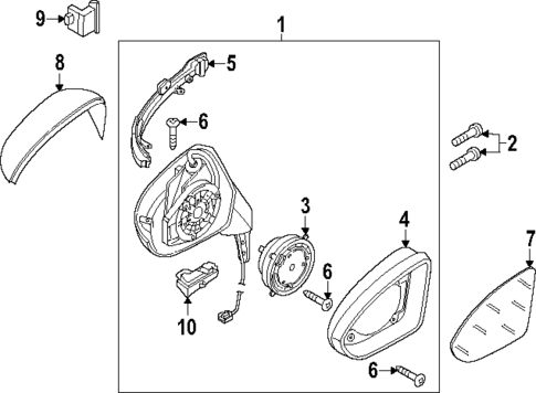 Mirrors for 2025 Volkswagen Golf R #0