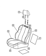 WN501L5AA - : Front Seat Back, Right for Mopar Image