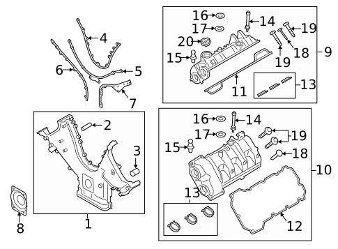 Valve & Timing Covers for 2017 Porsche Macan #0