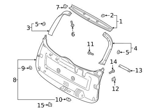 Interior Trim for 2021 Kia Telluride #0