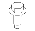 31306869931 - Suspension: Strut Mount Bolt for Mini Image