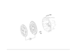 252505901 - Clutch: Dual-Plate Dry Clutch for Mercedes-Benz: E250, GLK250 Image