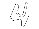 882752S0009P - Body: Hinge Cover for Hyundai Image