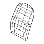 883932S0009P - Body: Seat Back Panel for Hyundai: Tucson Image