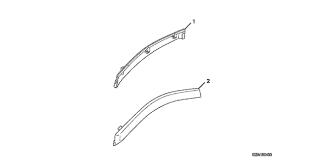 Front Door Visor for 2004 Honda Accord #0
