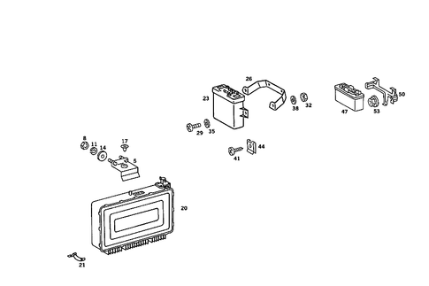 Control Units for 1984 Mercedes-Benz 380SL #0