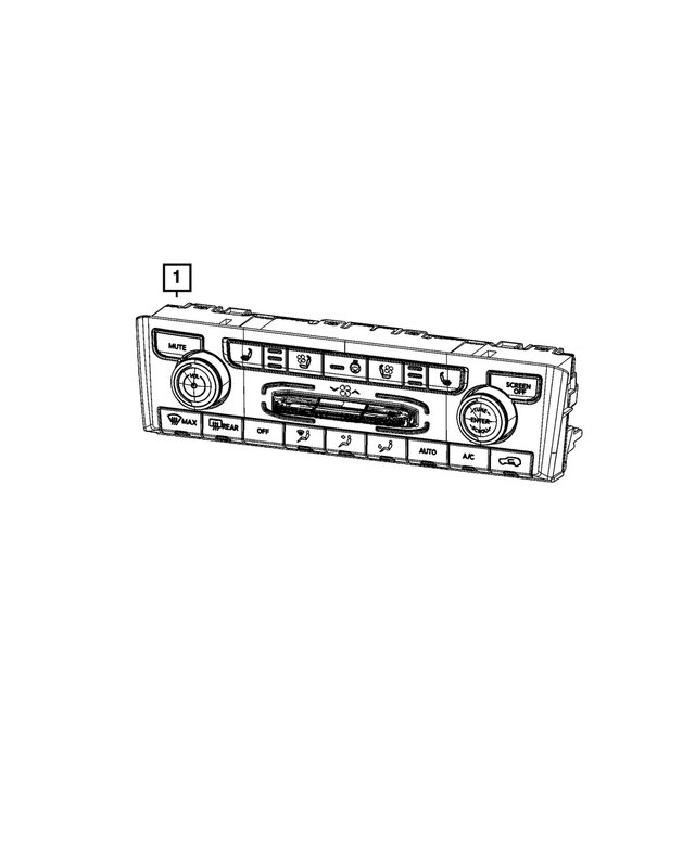 68376525AC - Electrical: Vehicle Feature Controls Center Stack for Mopar Image