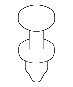 51498237075 - Body: Bumper Cover Rivet for BMW Image