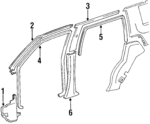 6211104010B0 - Body: Kick Panel for Toyota: 4Runner Image