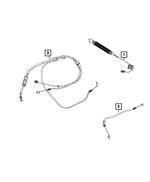 68143770AB - Interior Trim: Seat Riser Cable Kit, Right for Mopar Image