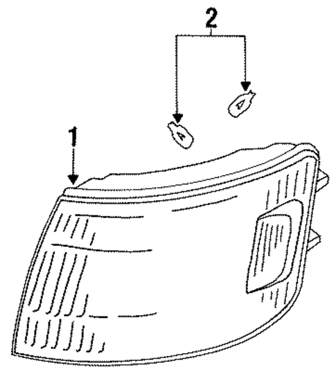 Bulbs - Chassis for 1994 Mitsubishi Expo #0