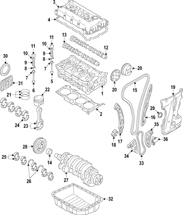 243222G111 - : Engine Timing Chain for Kia Image