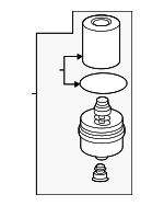 1391800900 - Engine: Oil Filter Housing for Mercedes-Benz Image