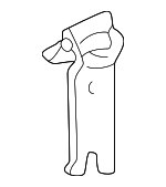 1E0871410AB41 - Body: Seal for Volkswagen Image