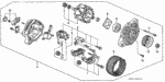 31101P08J02 - : Rotor Assembly for Honda Image