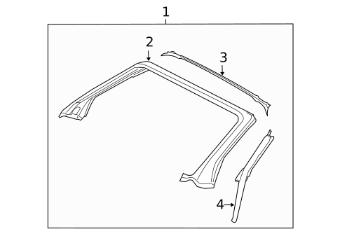 Windshield Header & Components for 2007 Audi A4 Quattro #0