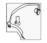 24786017039C94 - Electrical: Center Belt Assembly for Mercedes-Benz Image
