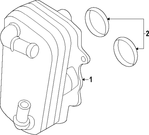 Oil Cooler for 2025 Ford F-250 Super Duty #0