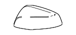 879450E070B1 - Body: Mirror Cover for Toyota Image