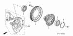 41100RAS000 - Transmission - Manual: DIFFERENTIAL for Honda Image