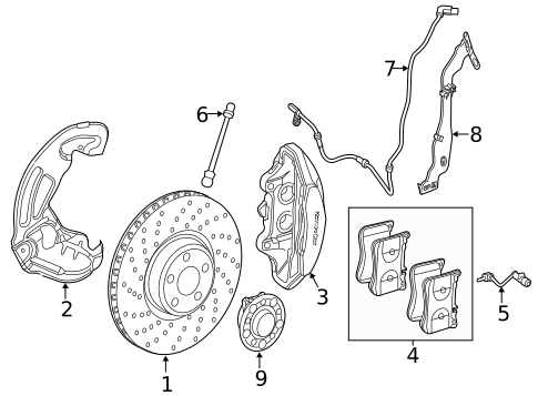 Brake Components for 2014 Mercedes-Benz SL65 AMG #0