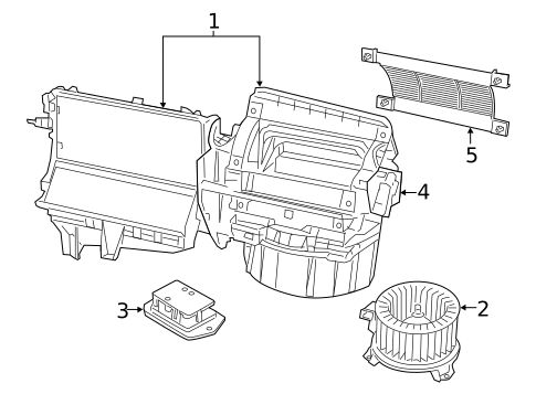 Blower Motor & Fan for 2014 Jeep Patriot #0