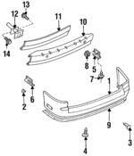 852300B000 - : Lower Deflector for Nissan: Quest Image