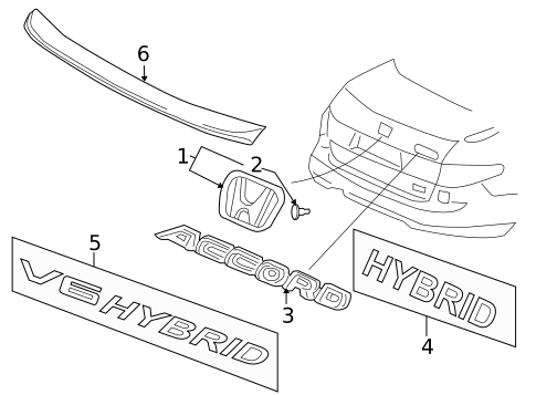 Spoiler for 2007 Honda Accord #0