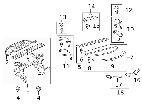 Stowage Compartment for 2012 Lexus IS350 #0