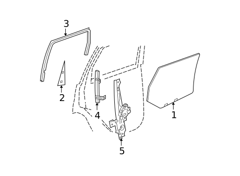 Rear Door for 2005 Jeep Grand Cherokee #0