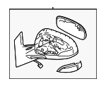 8791052E10 - Body: Mirror Assembly for Toyota: Prius C Image