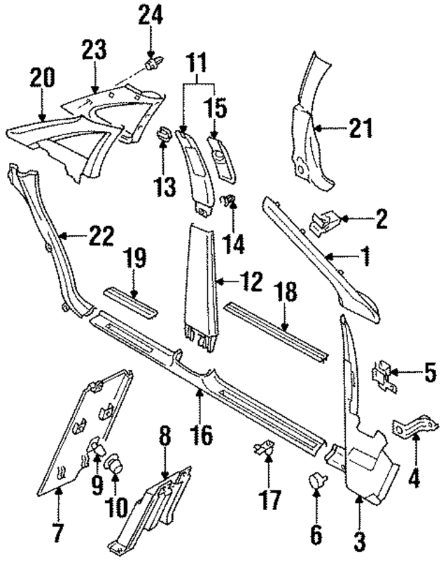 431853548 - Body: Ornament Grommet for Audi Image