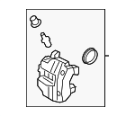 36003711 - : 2024-2025 Volvo - Disc Brake Caliper for Volvo: S60, V60, V60 Cross Country, V90 Cross Country, XC60, XC90 Image