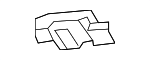 664150R070 - Body: Headliner Spacer for Toyota Image