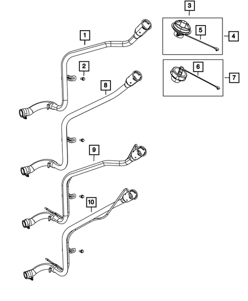 Fuel Tank Filler Tube for 2013 Jeep Compass #0