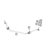 6106210AA - Front Suspension: Hex Lock Nut for Mopar Image