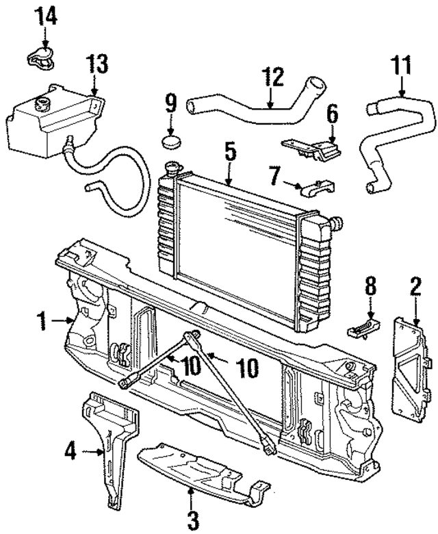52481749 - Cooling System: Radiator for GM Image