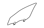 2217200118 - Body: Door Glass for Mercedes-Benz Image